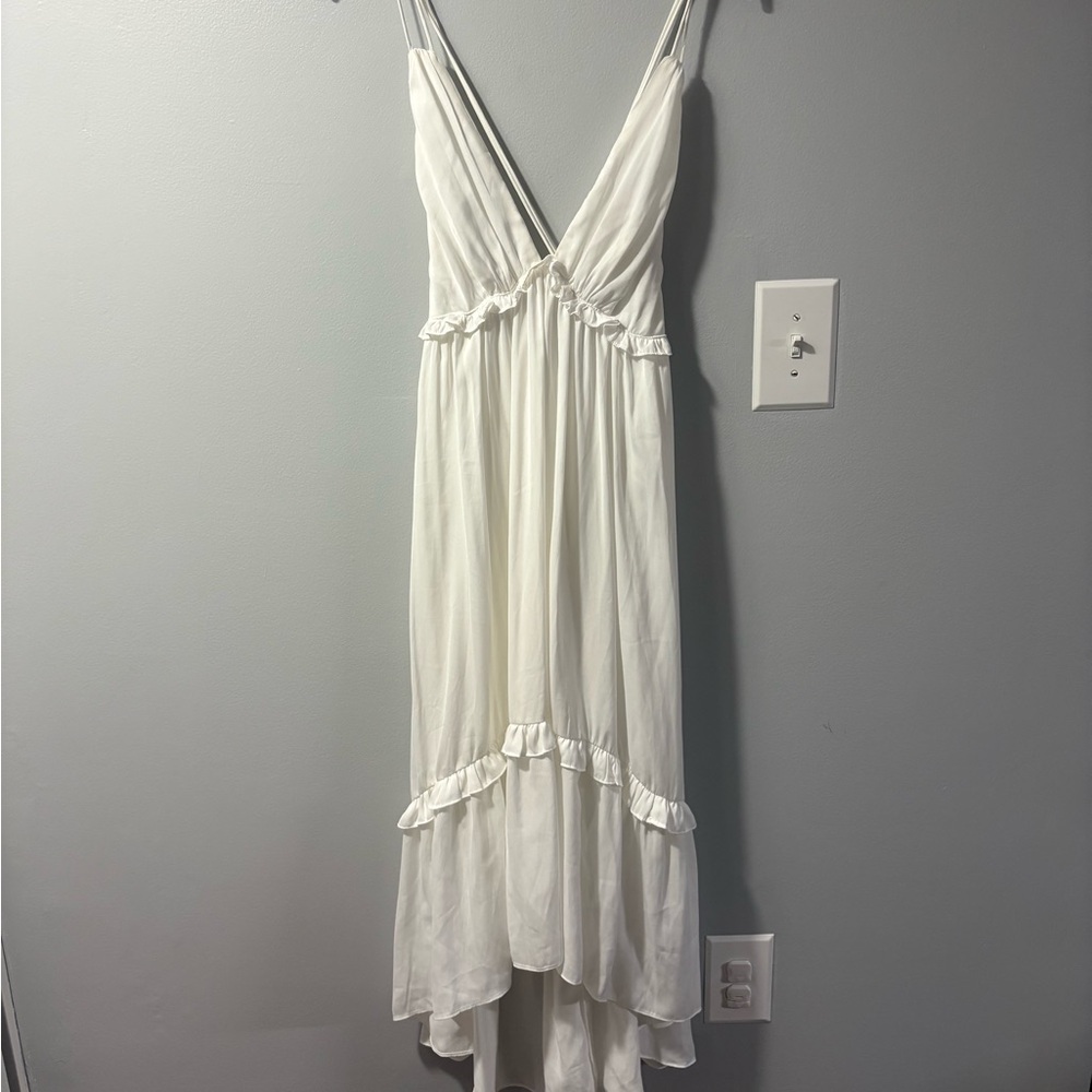 Hello Molly White High Low Dress